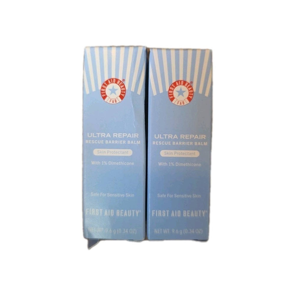 First Aid Beauty ULTRA REPAIR Rescue Barrier Balm with 1% Dimethicone NIB .34oz